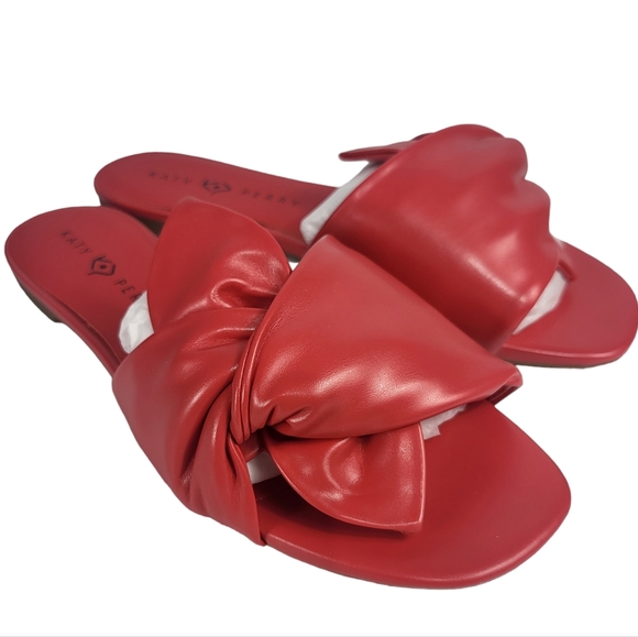 Katy Perry Halie Bow Sandal Luscious Red 11 - Picture 6 of 8